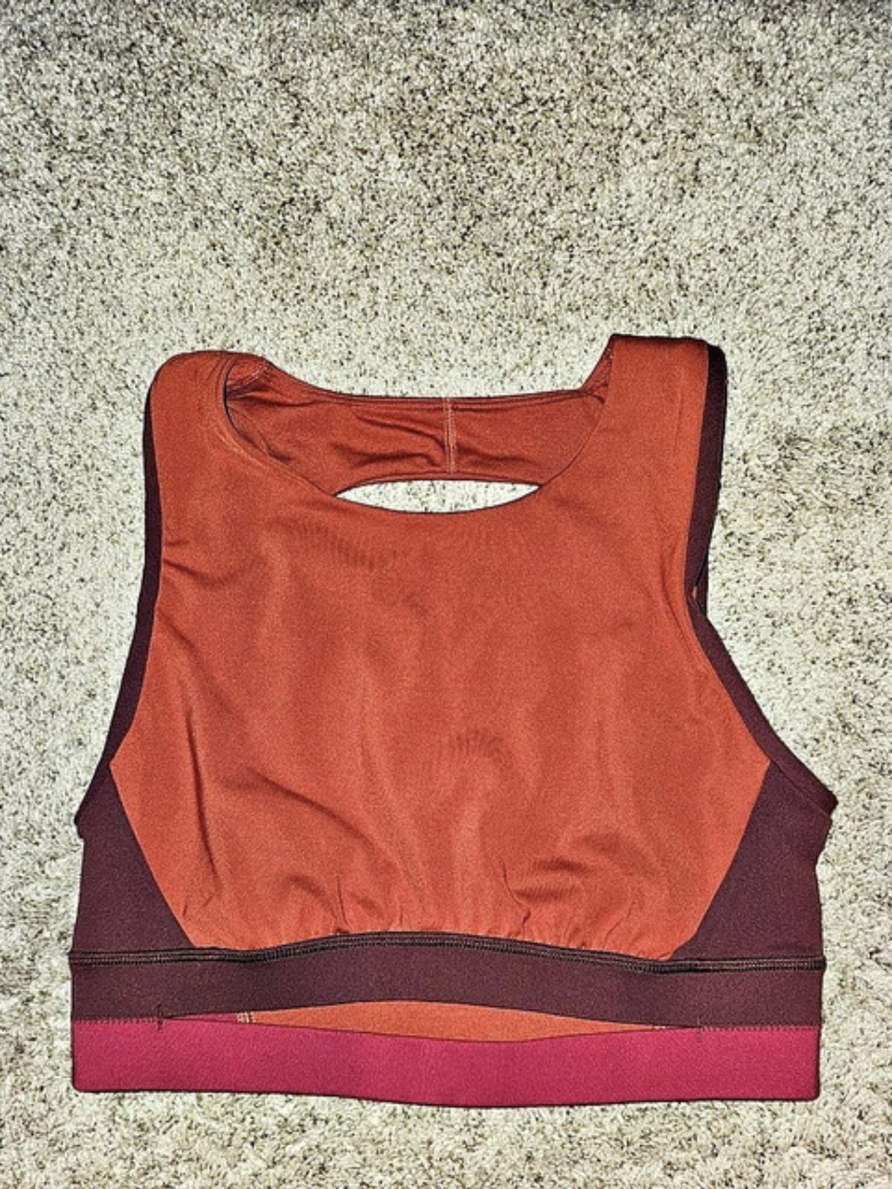 lululemon Women's Sports Bra in Orange & Purple